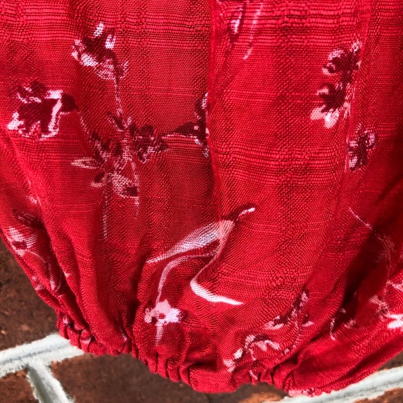 Universal Thread. Red/white peasant top.Size XXL - Picture 4 of 8